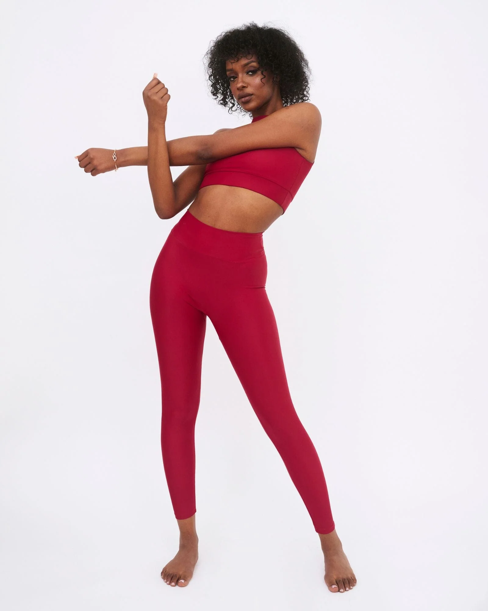 REFORMER LEGGINGS - BURGUNDY - LIMITED PIECES