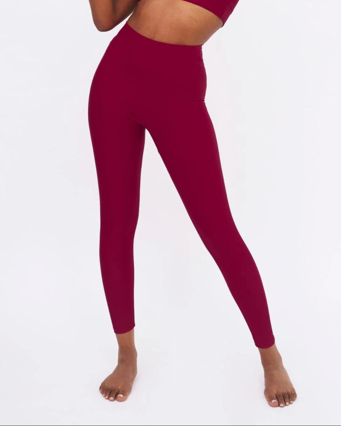 REFORMER LEGGINGS - BURGUNDY - LIMITED PIECES - Image 4