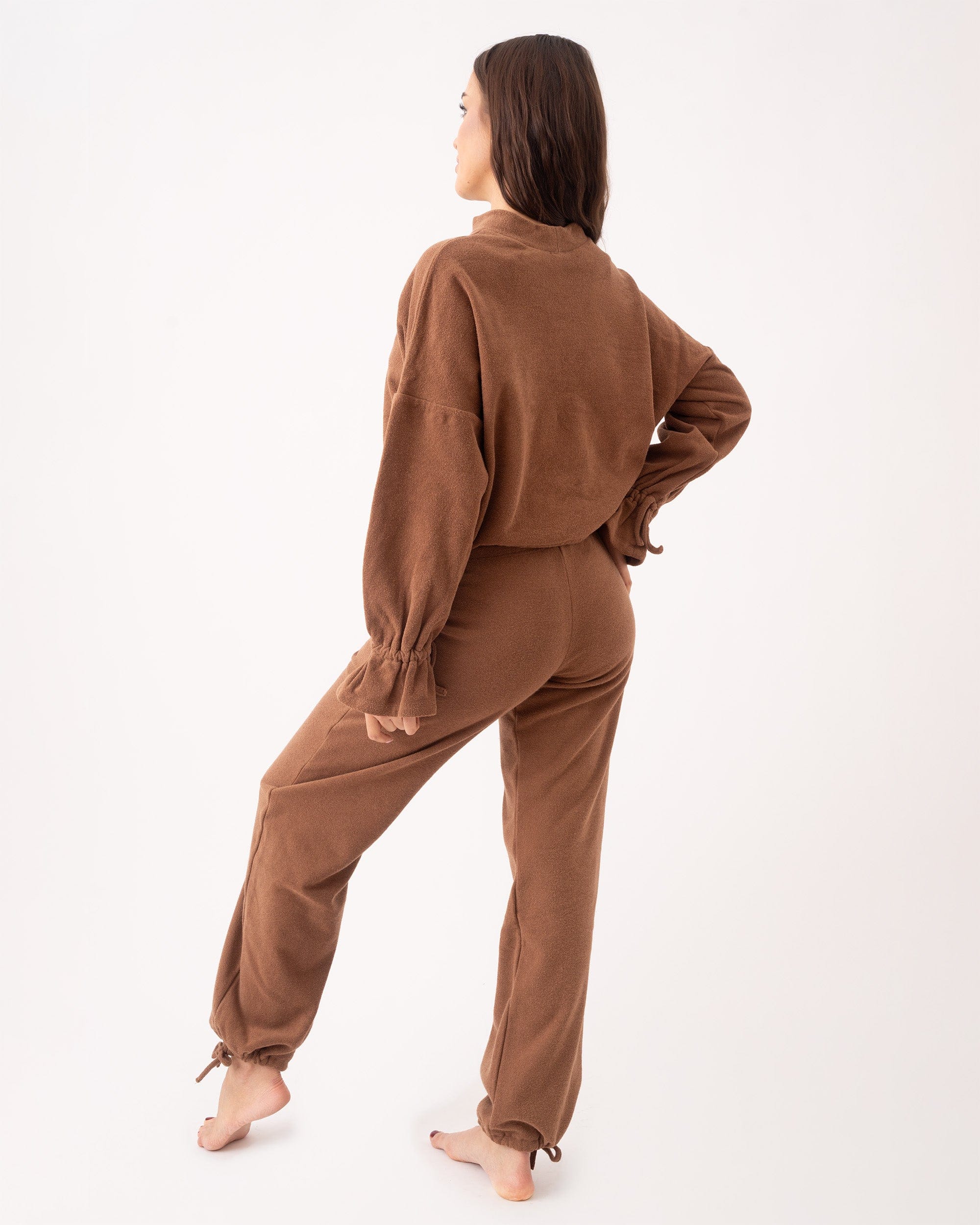 RELAXED ADJUSTABLE ORGANIC COTTON SWEATSHIRT - Image 7