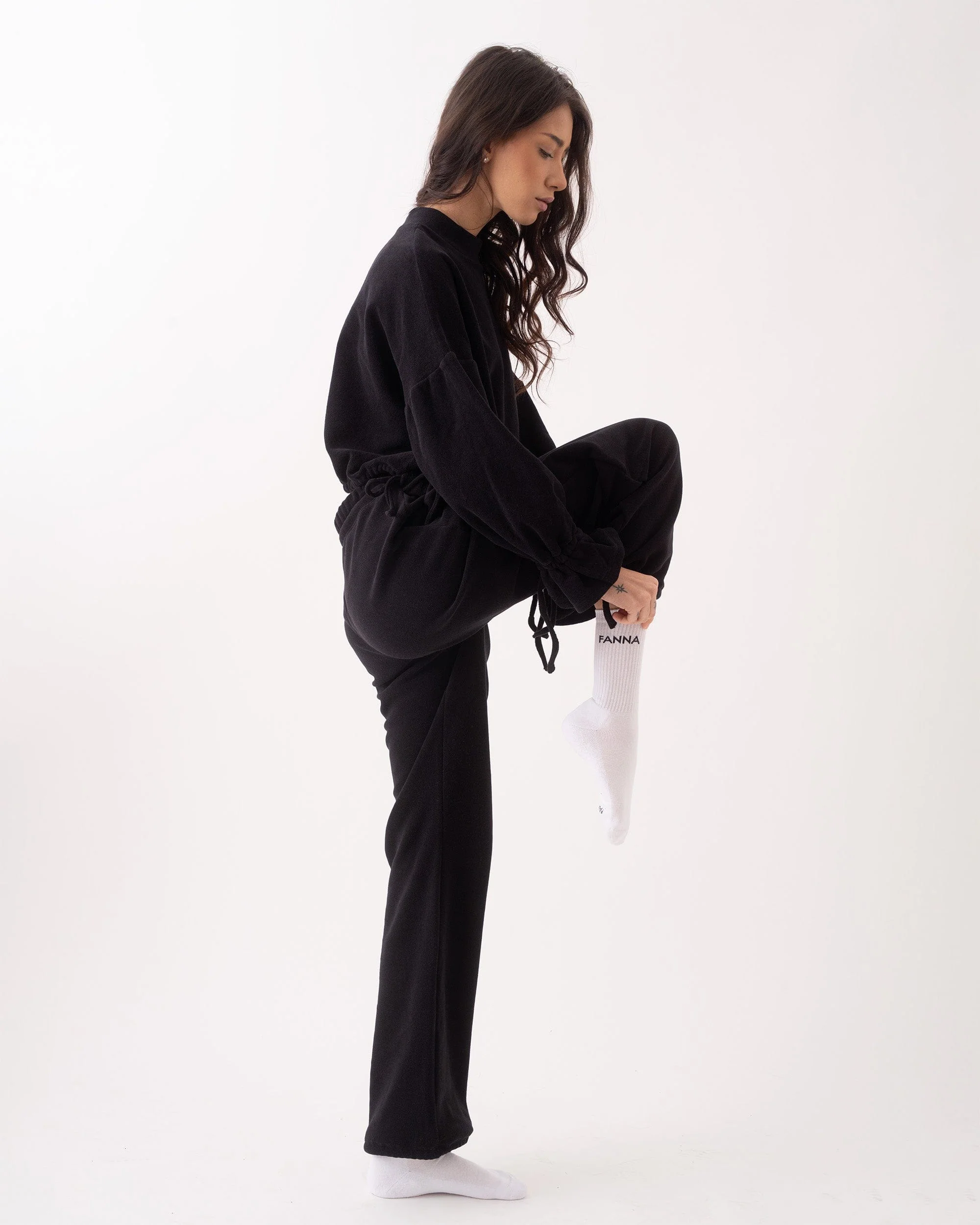 RELAXED ADJUSTABLE ORGANIC COTTON SWEATSHIRT - Image 10
