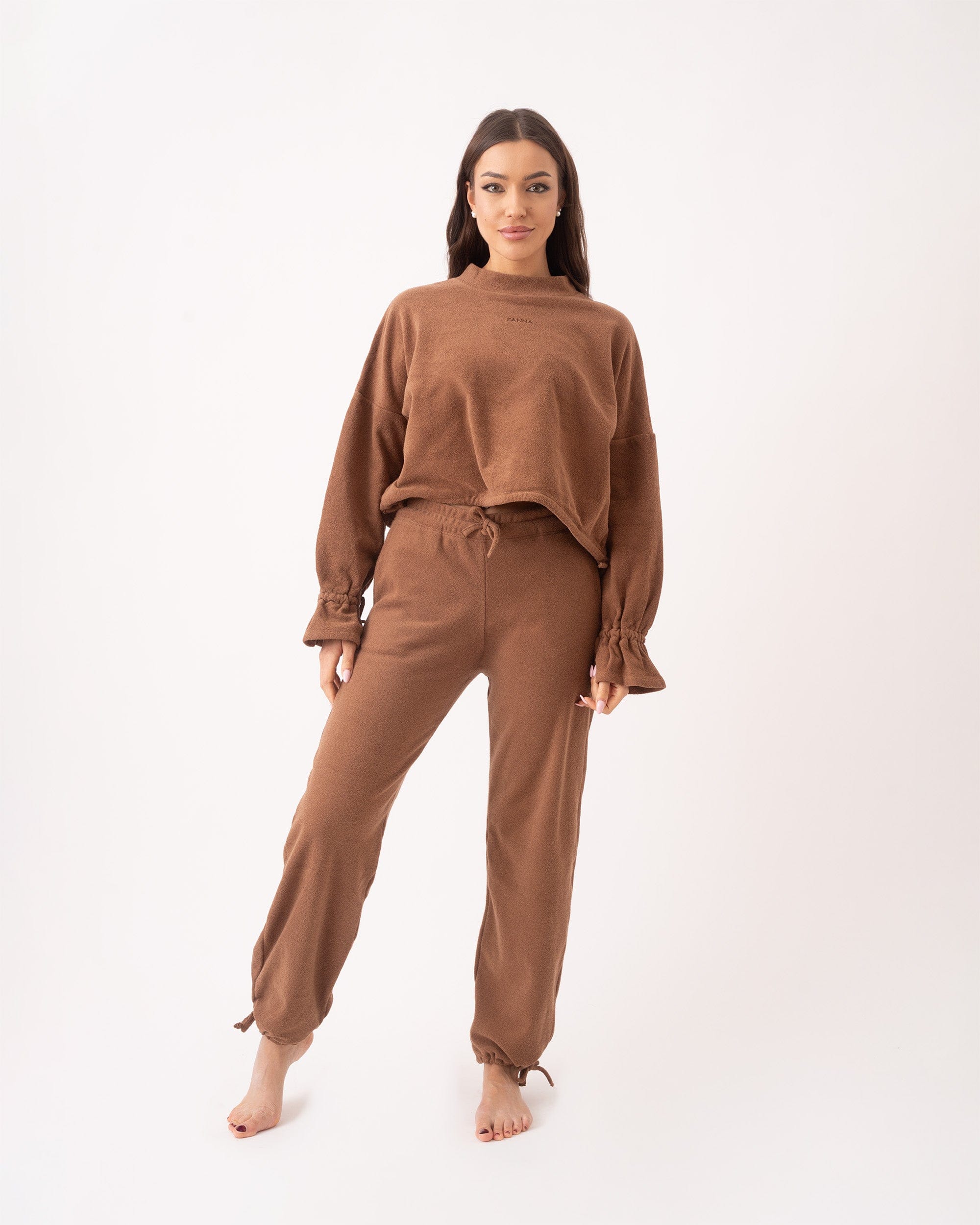 RELAXED ADJUSTABLE ORGANIC COTTON SWEATSHIRT - Image 11